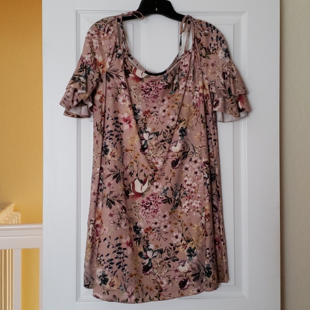 ZARA Off Shoulder Dress